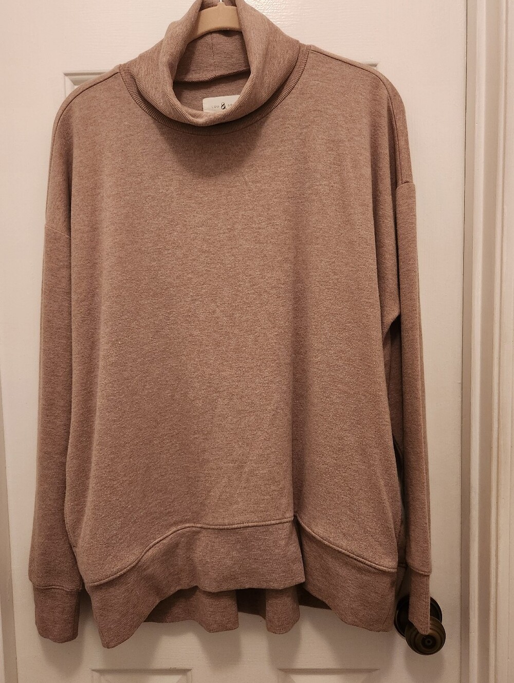 Lou & Grey Relaxed Fit Turtleneck Pullover - Size L